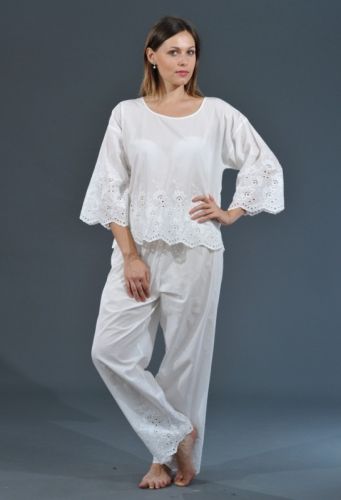 Cotton Lace Pyjamas Set