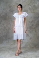 NEW! Cotton Embroidered Nighty - MADE